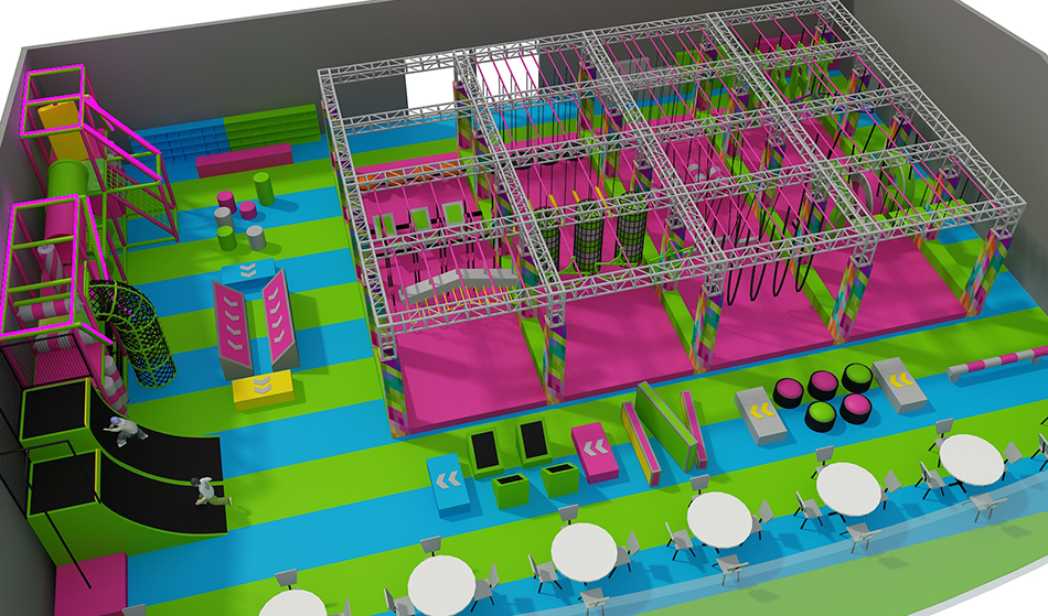 Ninja Warrior park ? Ninja Warrior Courses | Bluejayset Playground Heaven