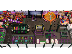 Trampoline park center