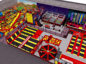 Trampoline park for Birthday Party