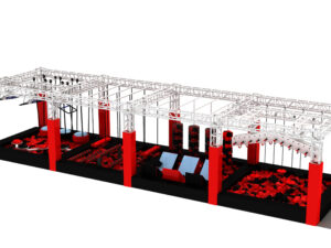 Ninja warrior play equipment