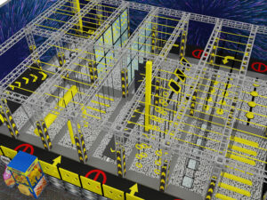 Indoor Ninja Warrior Obstacle