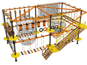Adventure rope playground