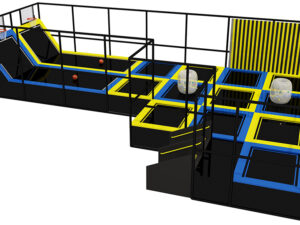 Kids trampoline area