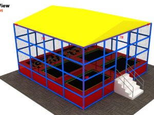 Outdoor trampoline park