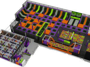 Super adventure trampoline park