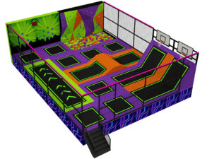 Kids indoor trampoline park