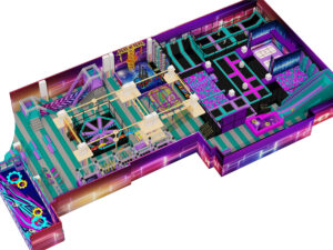 Large trampoline park for sale