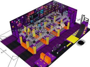 Ninja warrior challenge course