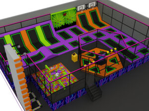 Trampoline court for sale