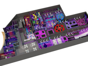 Large trampoline park center