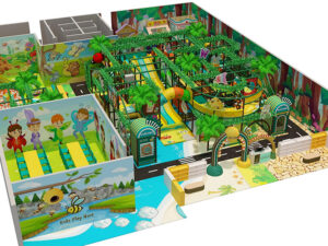 Jungle theme indoor playground