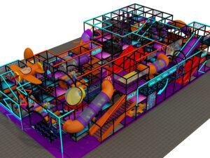 New LED slide playground