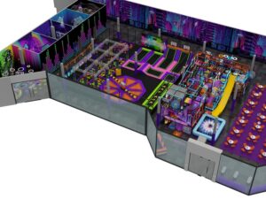 Larger indoor play center