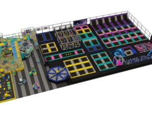 Jumping trampoline park