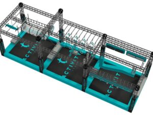 Adult ninja warrior course