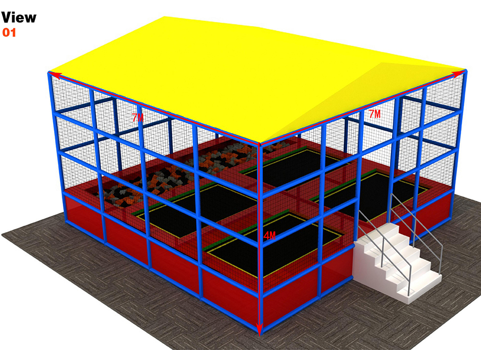 Outdoor trampoline park ? Kids Trampoline | Bluejayset Playground Heaven