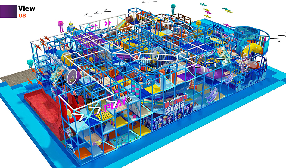 BJ-B1625 - playground equipment - Indoor Playgrounds | Bluejayset Playground Heaven