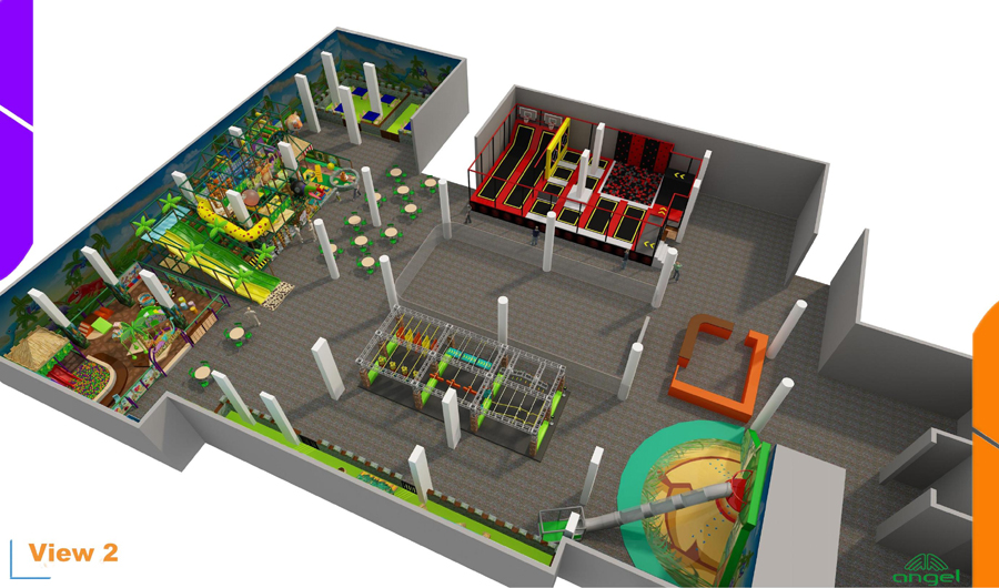 BJ-B1644 - playground indoor - Indoor Playgrounds | Bluejayset Playground Heaven