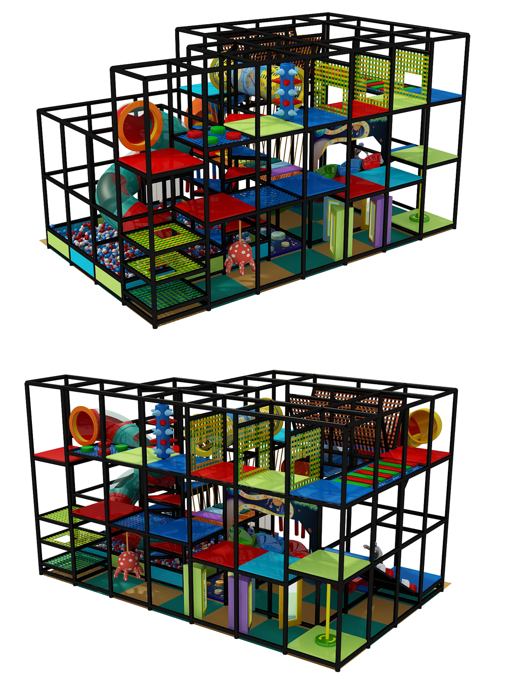 BJ-B1666 - playground sets for sale - Indoor Playgrounds | Bluejayset Playground Heaven