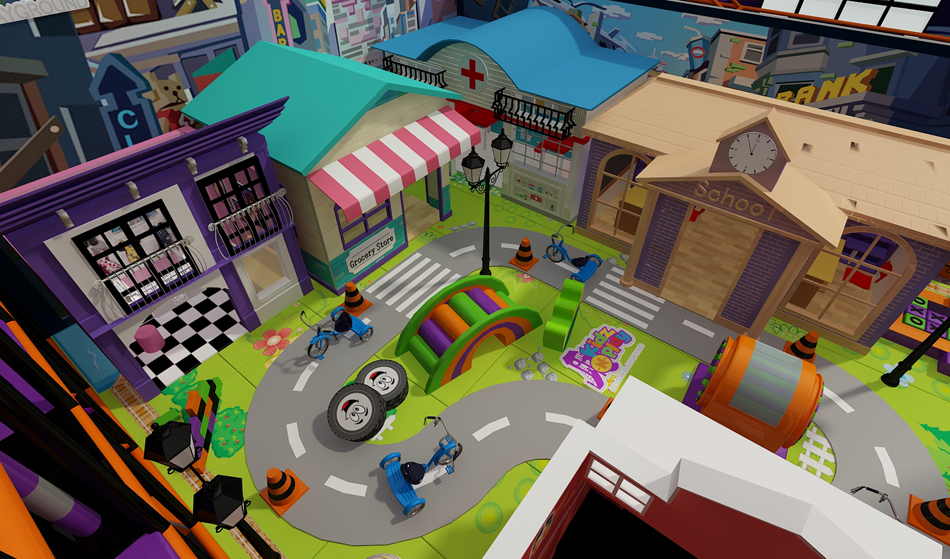 BJ-B1634 - playhouse indoor - Indoor Playgrounds | Bluejayset Playground Heaven