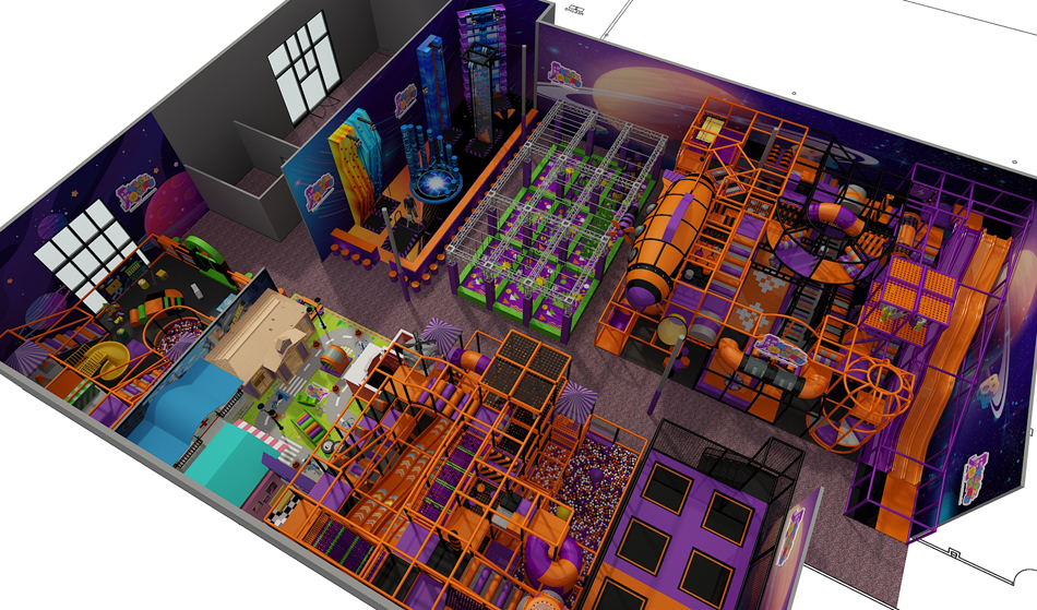 BJ-B1634 - playhouse indoor - Indoor Playgrounds | Bluejayset Playground Heaven