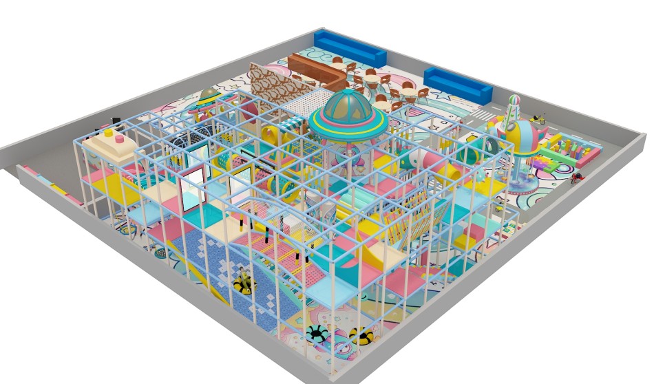 BJ-B1693 - Robort Theme indoor playground - Indoor Playgrounds | Bluejayset Playground Heaven