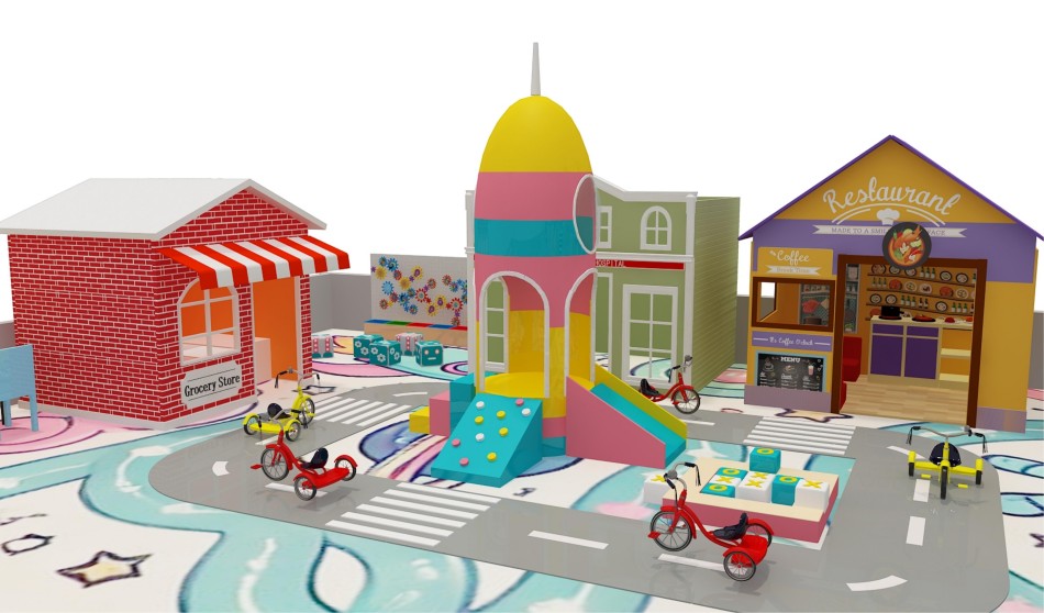 BJ-B1693 - Robort Theme indoor playground - Indoor Playgrounds | Bluejayset Playground Heaven