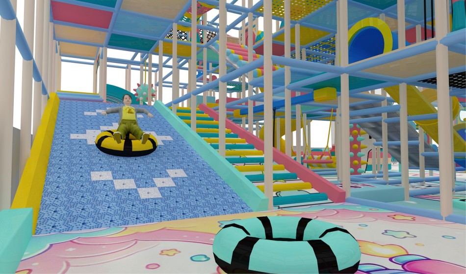 BJ-B1693 - Robort Theme indoor playground - Indoor Playgrounds | Bluejayset Playground Heaven