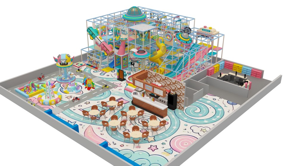 BJ-B1693 - Robort Theme indoor playground - Indoor Playgrounds | Bluejayset Playground Heaven