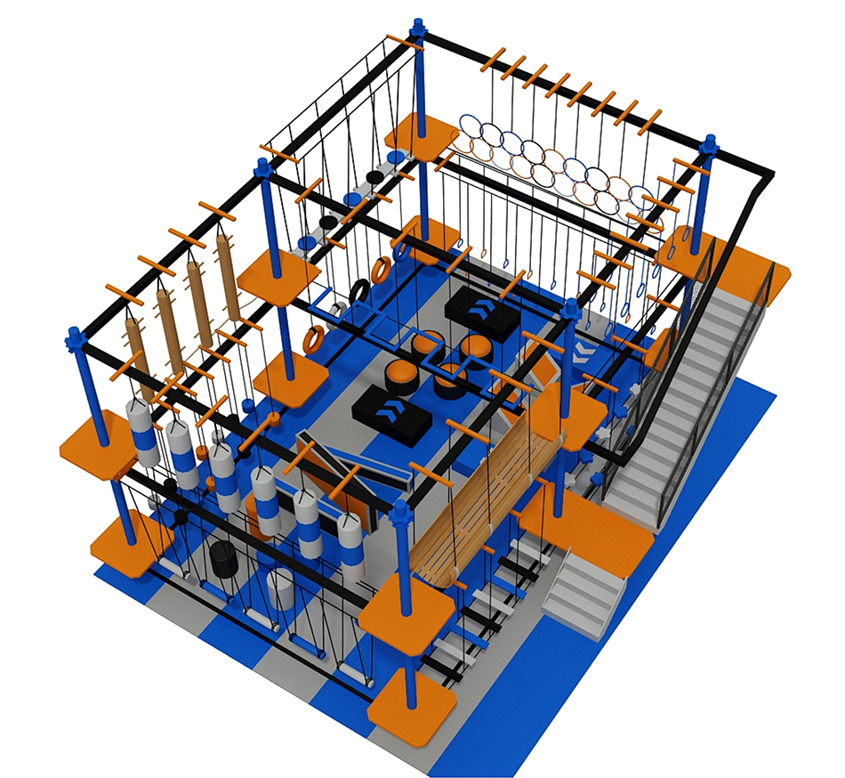 Rope playground ? Ninja Warrior Courses | Bluejayset Playground Heaven