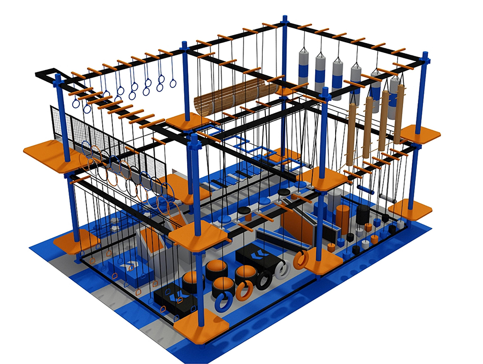 Rope playground ? Ninja Warrior Courses | Bluejayset Playground Heaven