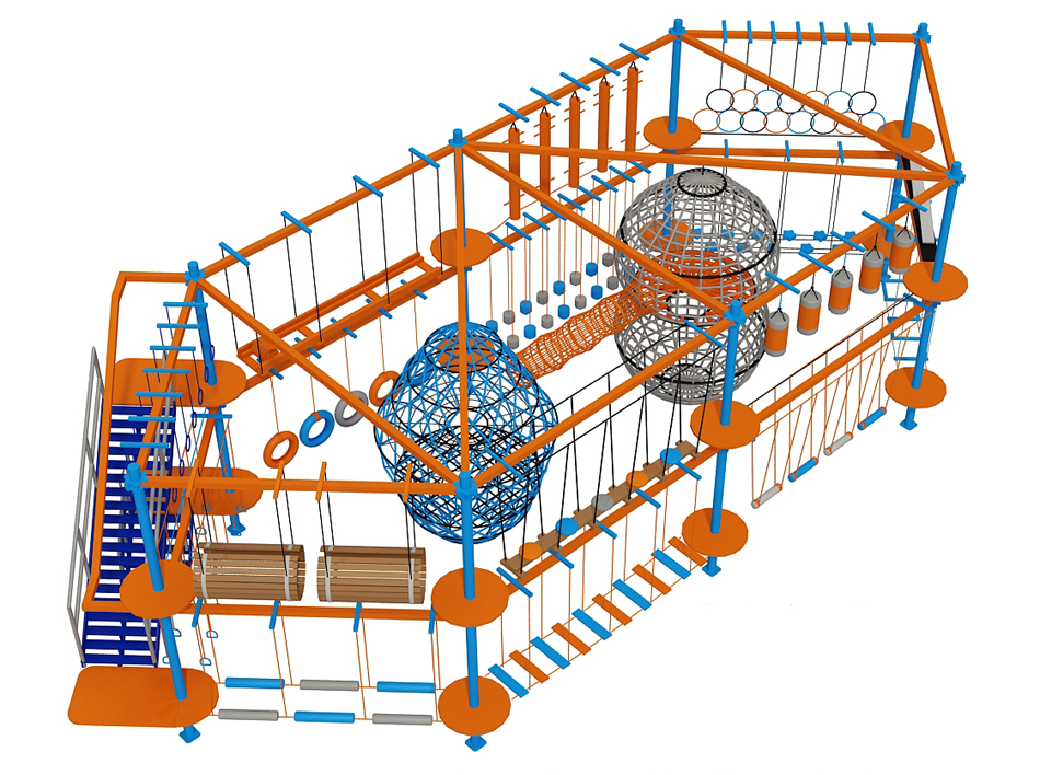 Rope playground equipment ? Ninja Warrior Courses | Bluejayset Playground Heaven