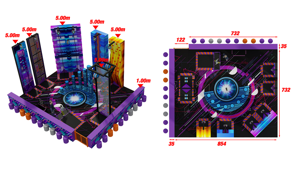 BJ-JB003 - Rush Trampoline park - Trampoline Park | Bluejayset Playground Heaven