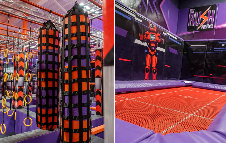 BJ-JB003 - Rush Trampoline park - Trampoline Park | Bluejayset Playground Heaven