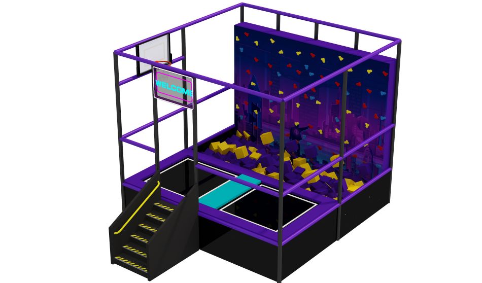 Small jumping trampoline park ? Kids Trampoline | Bluejayset Playground Heaven