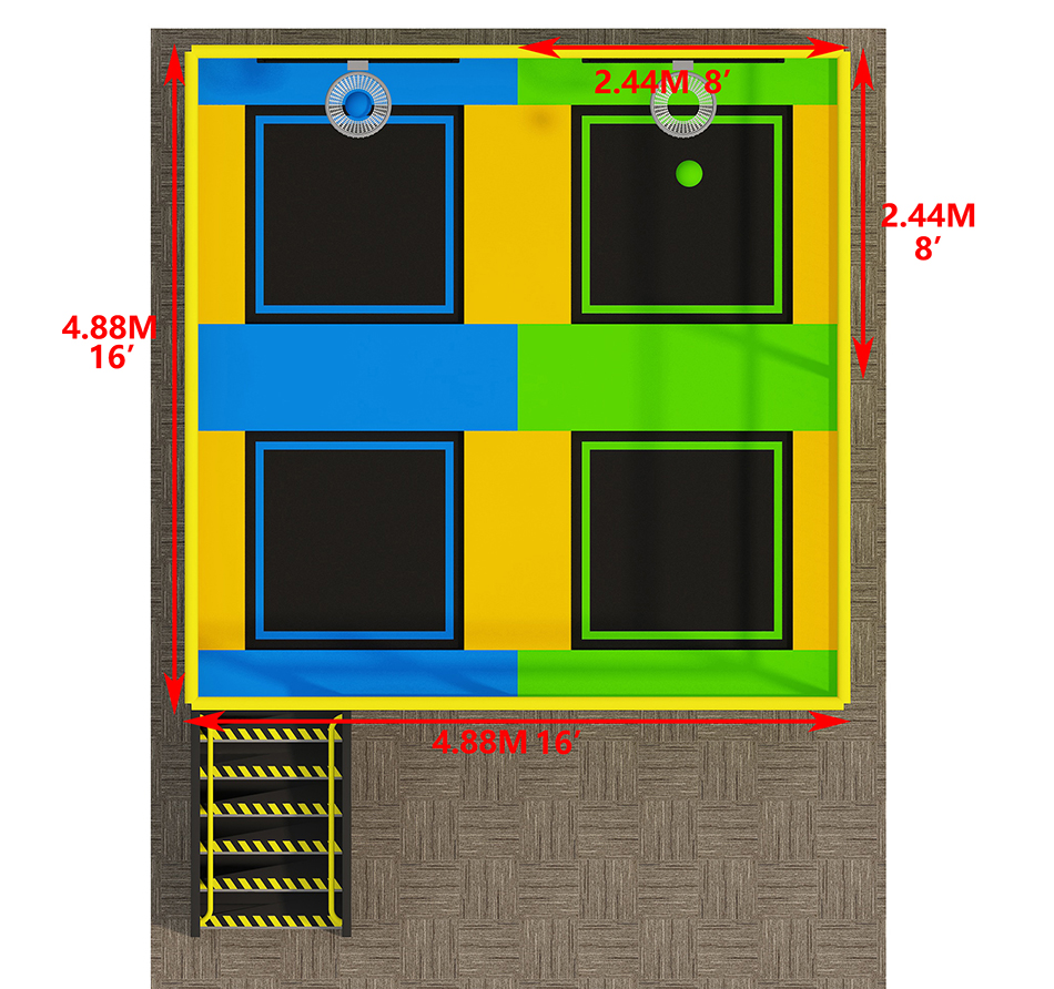 smaller trampoline for kids ? Kids Trampoline | Bluejayset Playground Heaven