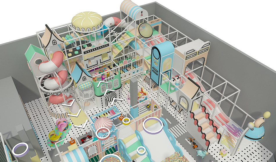BJ-B1663 - Soft play area for kids - Indoor Playgrounds | Bluejayset Playground Heaven