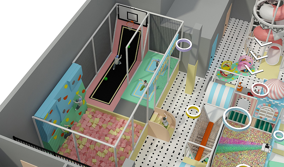 BJ-B1663 - Soft play area for kids - Indoor Playgrounds | Bluejayset Playground Heaven