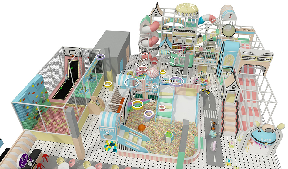 BJ-B1663 - Soft play area for kids - Indoor Playgrounds | Bluejayset Playground Heaven