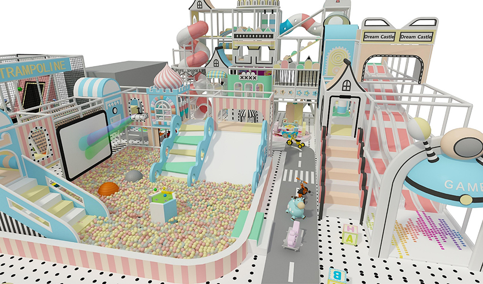 BJ-B1663 - Soft play area for kids - Indoor Playgrounds | Bluejayset Playground Heaven