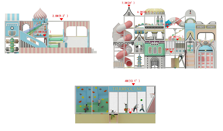 BJ-B1663 - Soft play area for kids - Indoor Playgrounds | Bluejayset Playground Heaven
