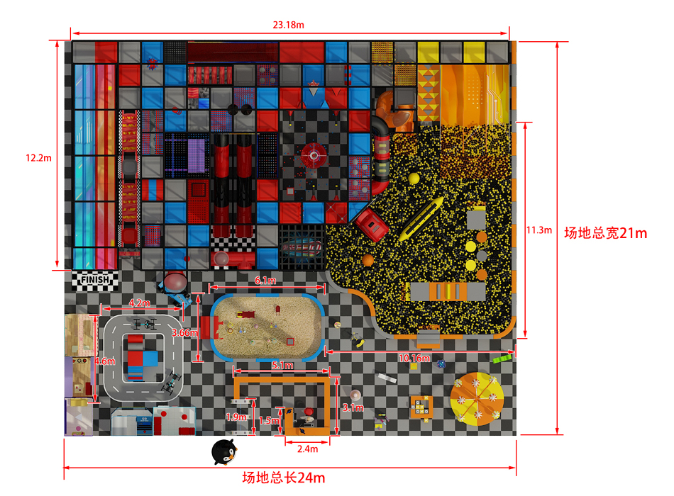 BJ-B1682 - soft play equipment - Indoor Playgrounds | Bluejayset Playground Heaven