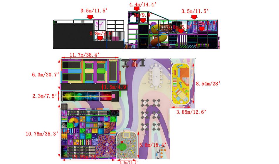 BJ-B1689 - Soft play equipment - Indoor Playgrounds | Bluejayset Playground Heaven