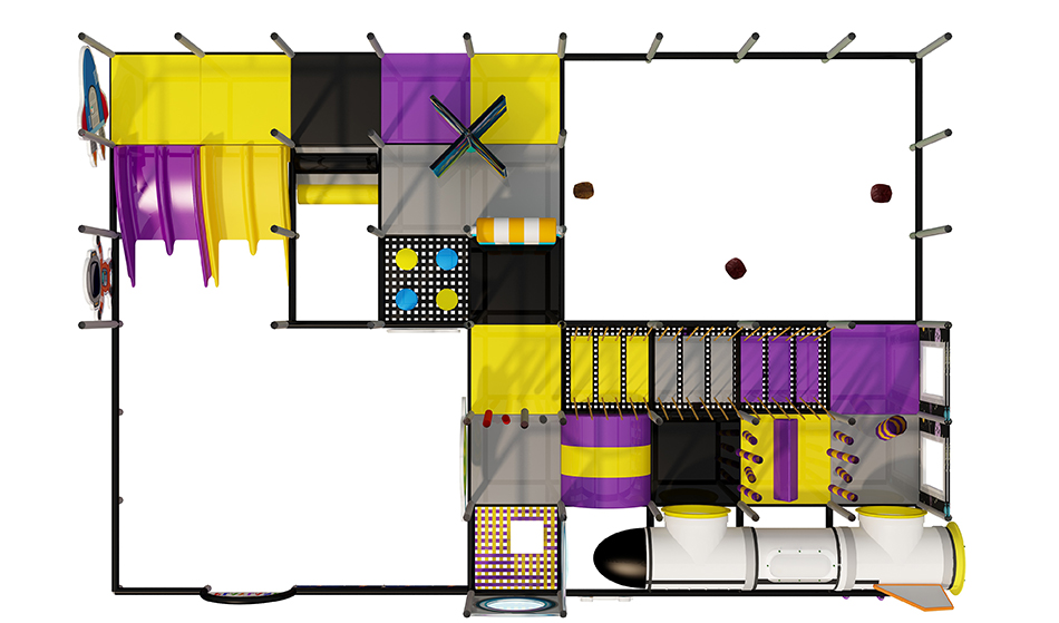 BJ-B1671 - Space theme indoor playground - Indoor Playgrounds | Bluejayset Playground Heaven
