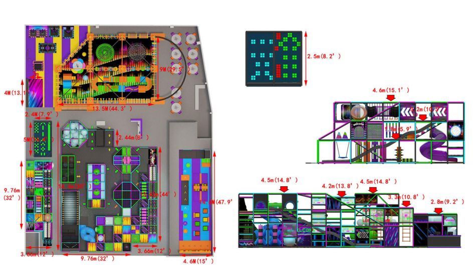 BJ-B1688 - Sport indoor playground - Indoor Playgrounds | Bluejayset Playground Heaven