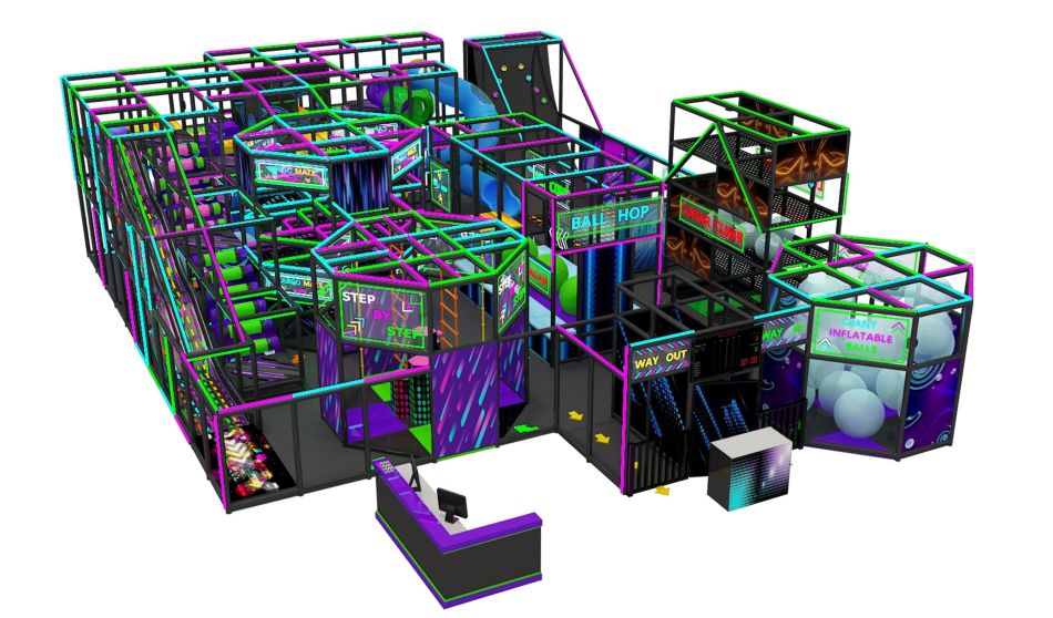BJ-B1688 - Sport indoor playground - Indoor Playgrounds | Bluejayset Playground Heaven