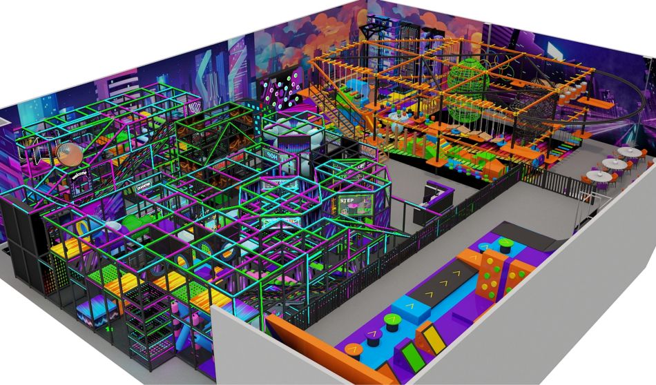 BJ-B1688 - Sport indoor playground - Indoor Playgrounds | Bluejayset Playground Heaven