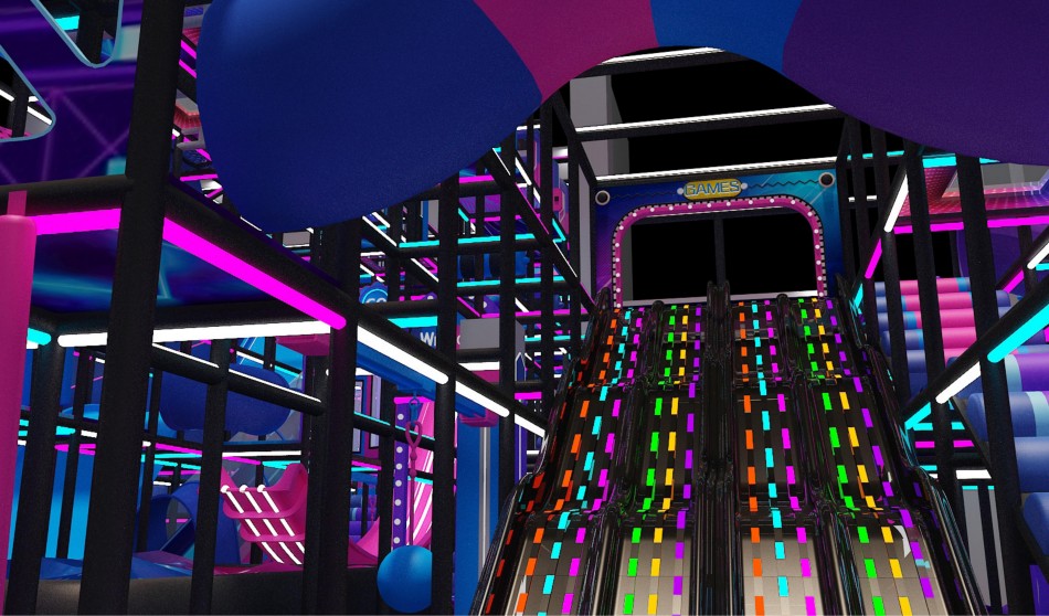 BJ-JA002 - Super Adverture Trampoline park - Trampoline Park | Bluejayset Playground Heaven