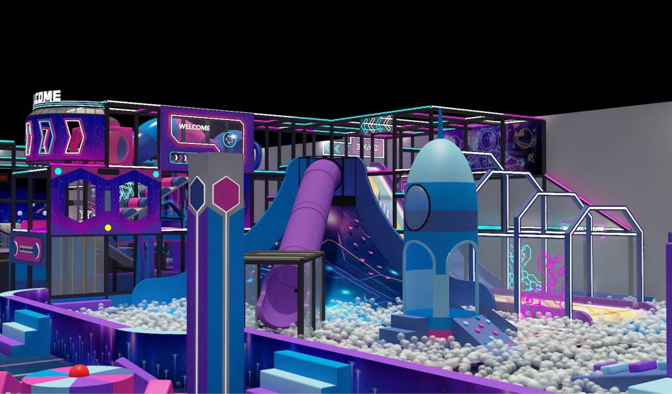 BJ-JA002 - Super Adverture Trampoline park - Trampoline Park | Bluejayset Playground Heaven