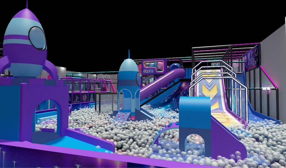 BJ-JA002 - Super Adverture Trampoline park - Trampoline Park | Bluejayset Playground Heaven